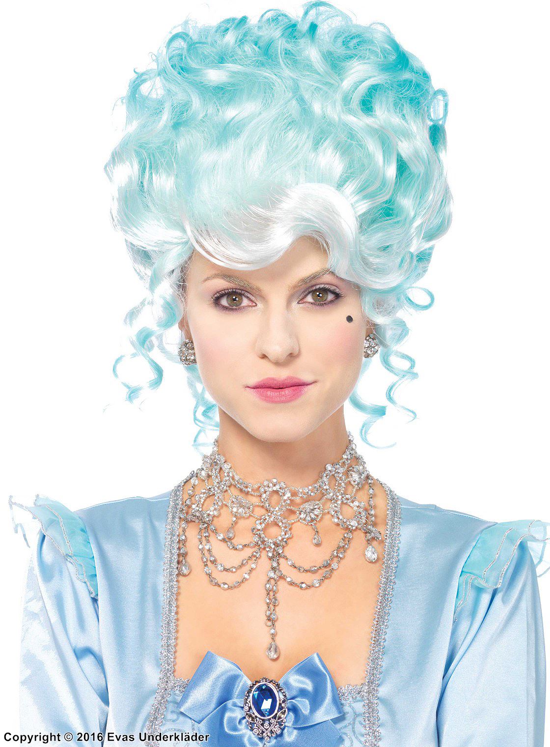 Marie Antoinette-inspirerad maskeradperuk